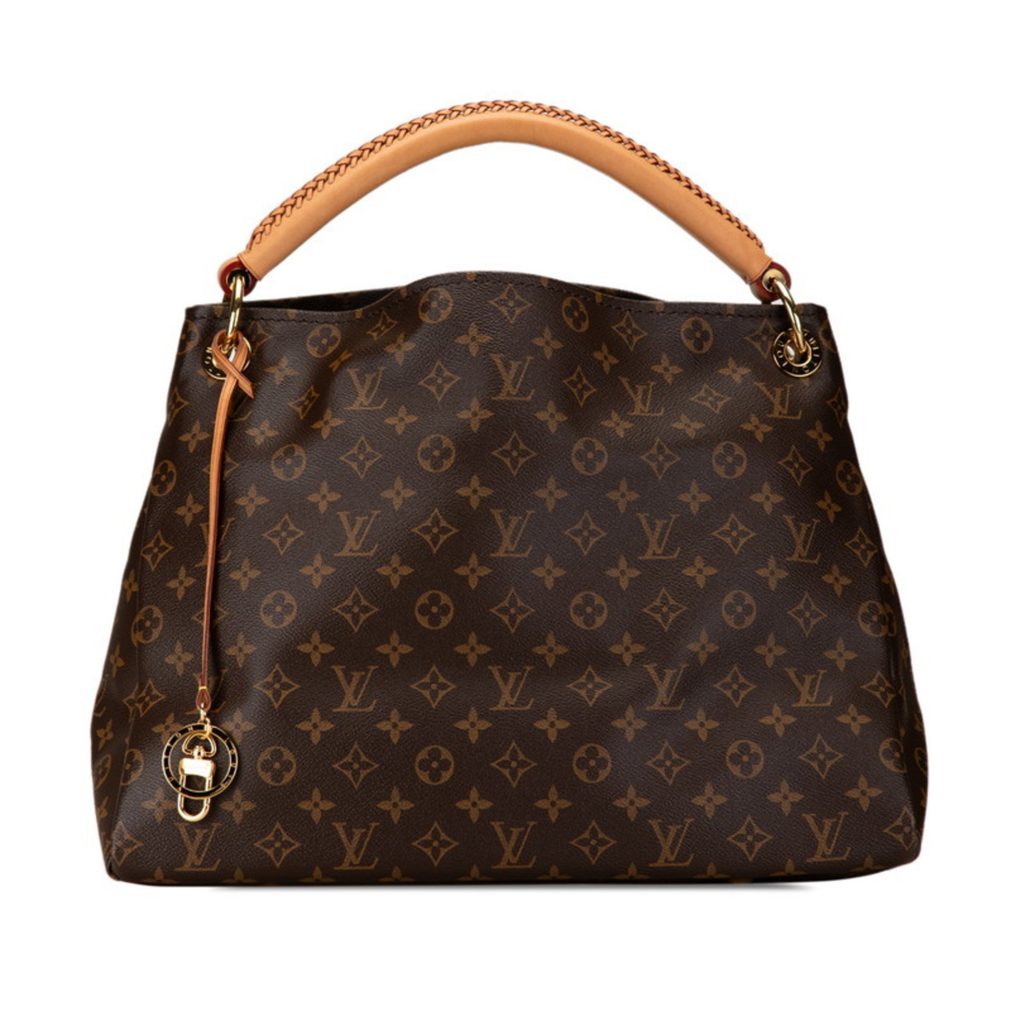 Louis Vuitton Monogram Artsy MM Tote Bag Shoulder M40249 Brown PVC Leather Women's LOUIS VUITTON