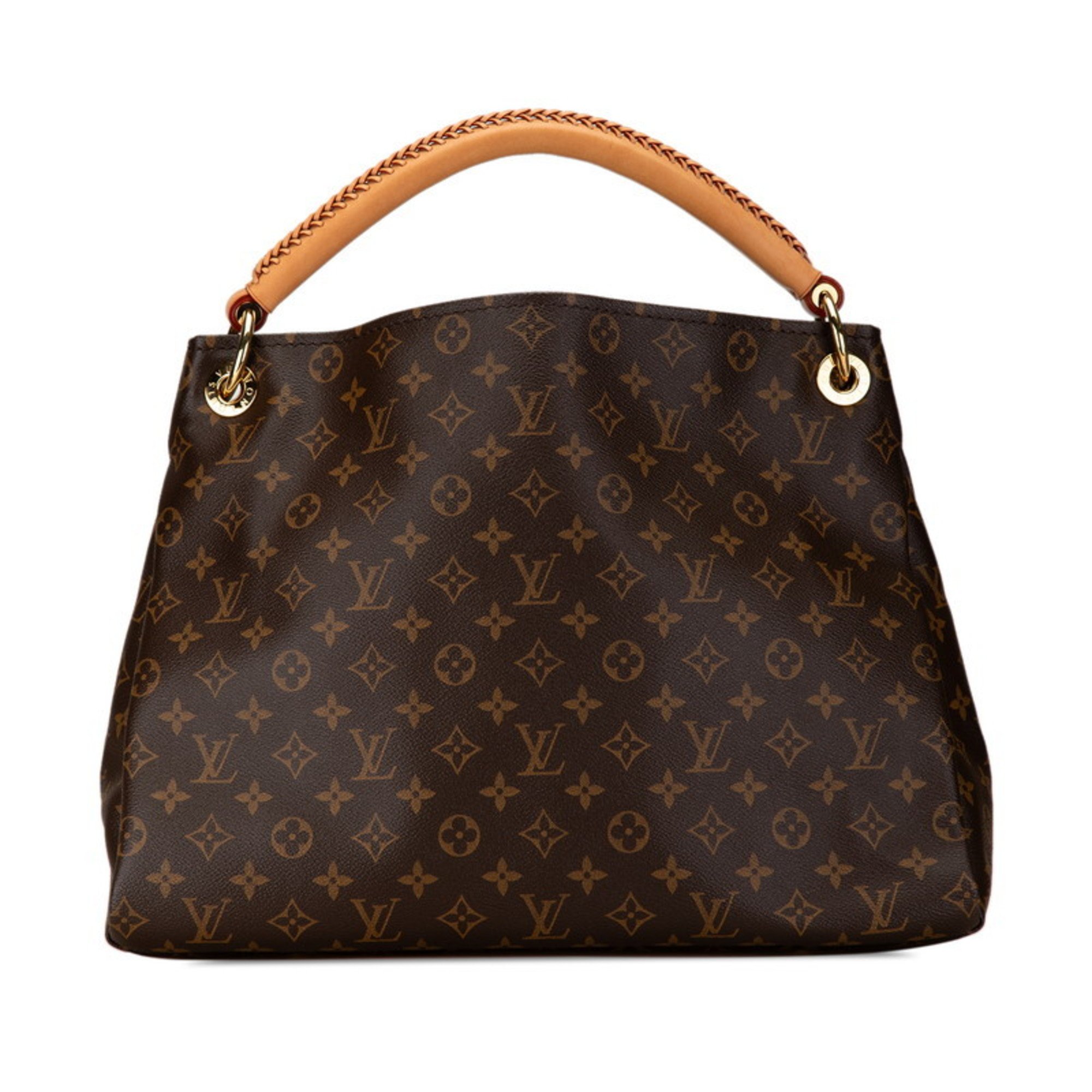 Louis Vuitton Monogram Artsy MM Tote Bag Shoulder M40249 Brown PVC Leather Women's LOUIS VUITTON