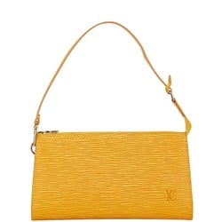 Louis Vuitton Epi Pochette Accessory M40824 Citron Yellow Leather Women's LOUIS VUITTON