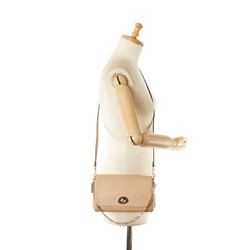 Coach handbag shoulder bag beige leather women's COACH