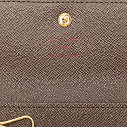 Louis Vuitton Damier Multicle 4 Key Case N62631 Brown PVC Leather Women's LOUIS VUITTON