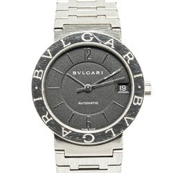 BVLGARI Watch BB33SS Automatic Black Dial Stainless Steel Men's