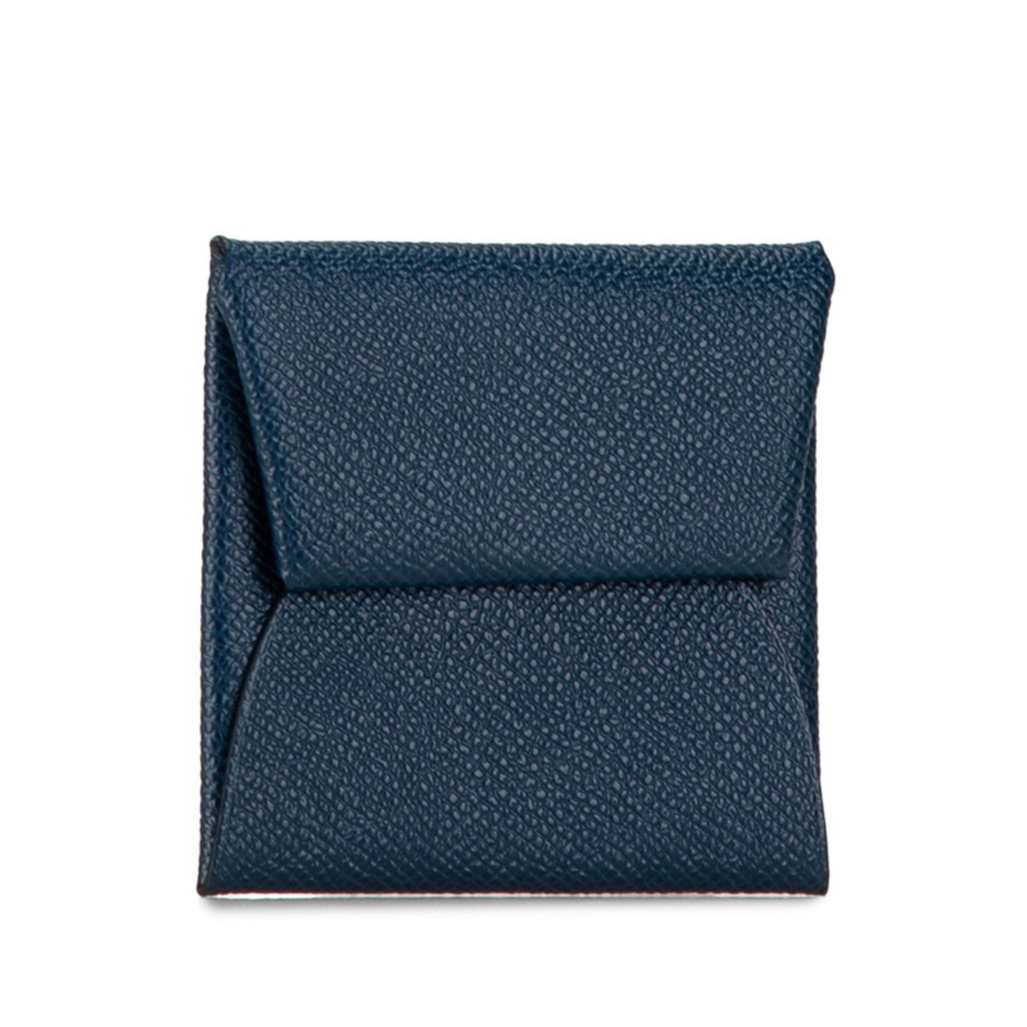 Hermes Bastia Coin Case, Navy, Epsom Leather, Women's, HERMES