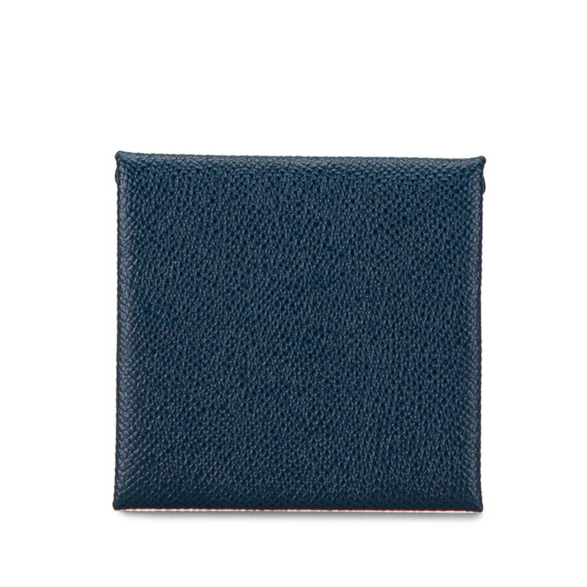 Hermes Bastia Coin Case, Navy, Epsom Leather, Women's, HERMES