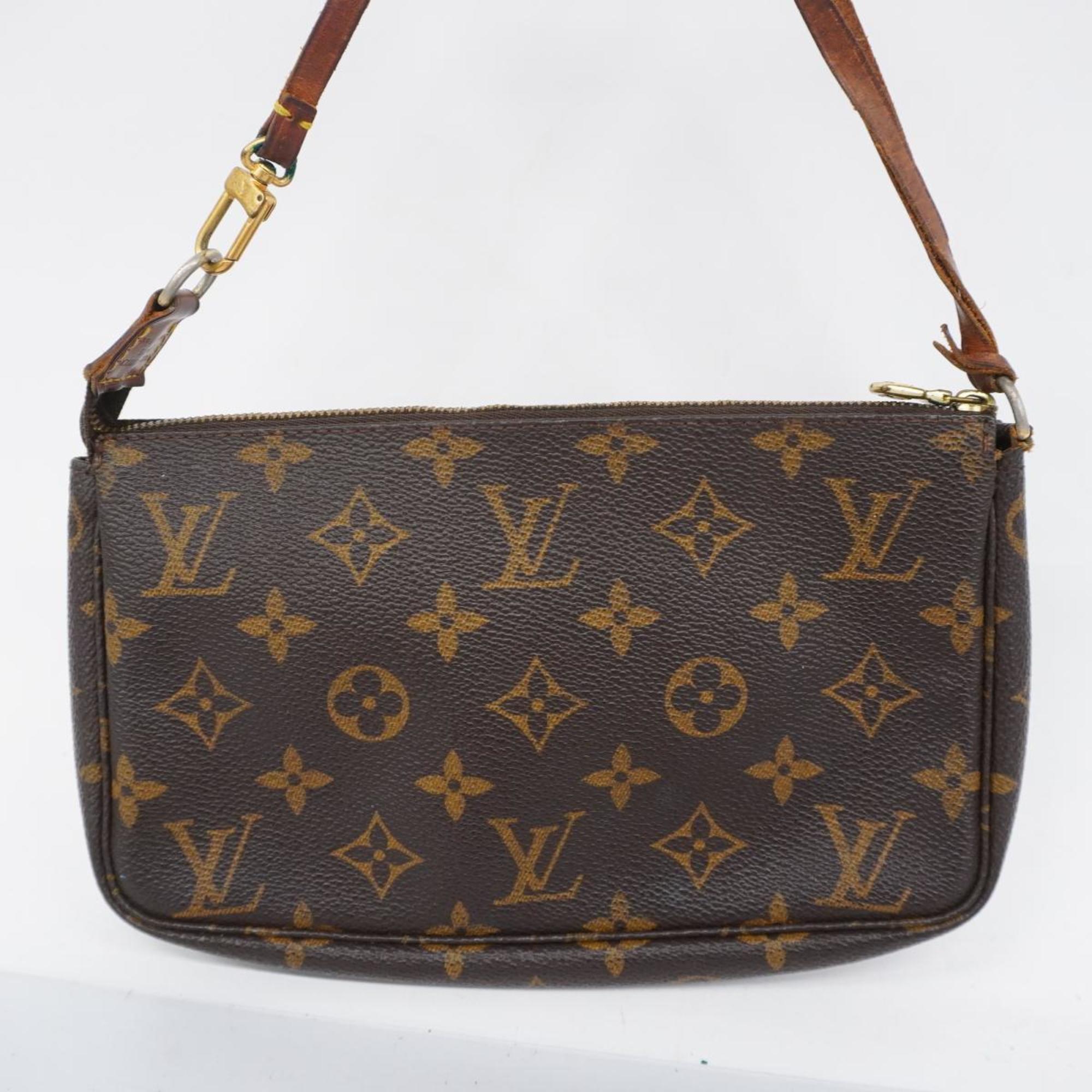 Louis Vuitton Pouch Monogram Pochette Accessoires M51980 Brown Women's