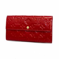 Louis Vuitton Long Wallet Vernis Portefeuille Sarah M93530 Pomme d'Amour Ladies