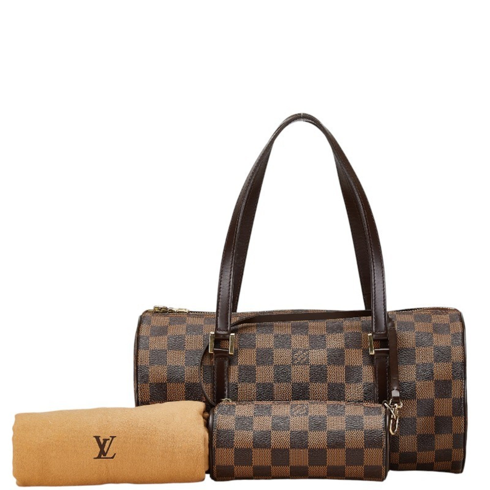 Louis Vuitton Damier Papillon 30 Handbag N51303 Brown PVC Leather Women's LOUIS VUITTON