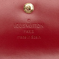 Louis Vuitton Monogram Vernis Multicle 4 Key Case Ring M91976 Pomme d'Amour Red Patent Leather Women's LOUIS VUITTON