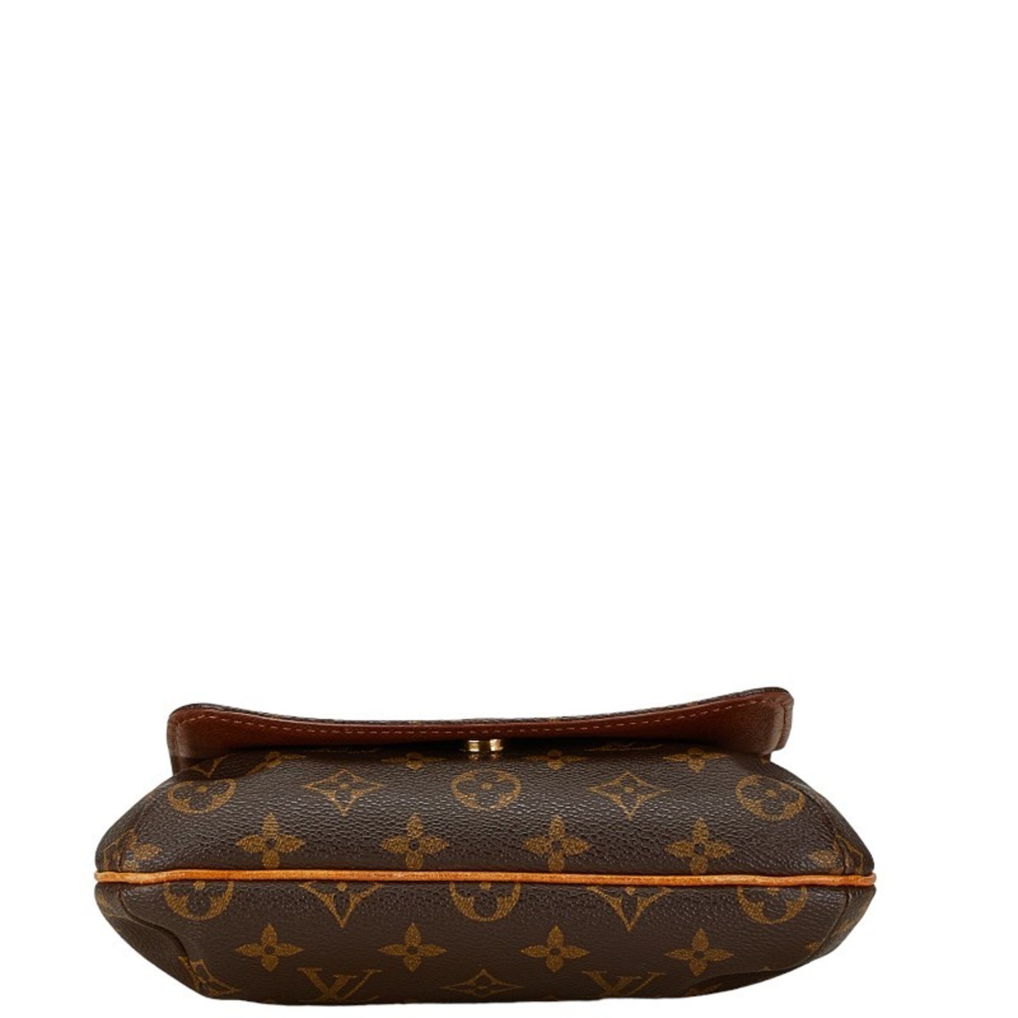 Louis Vuitton Monogram Musette Salsa Short Shoulder Bag M51258 Brown PVC Leather Women's LOUIS VUITTON