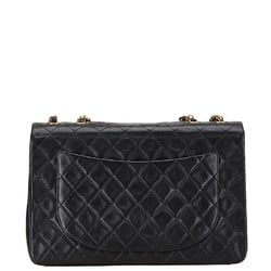 Chanel Matelasse 33 Coco Mark Chain Shoulder Bag Black Lambskin Women's CHANEL