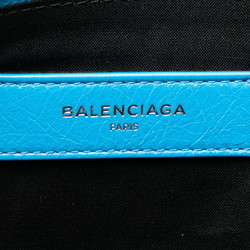 Balenciaga Clutch Bag Second 506794 Blue Leather Women's BALENCIAGA