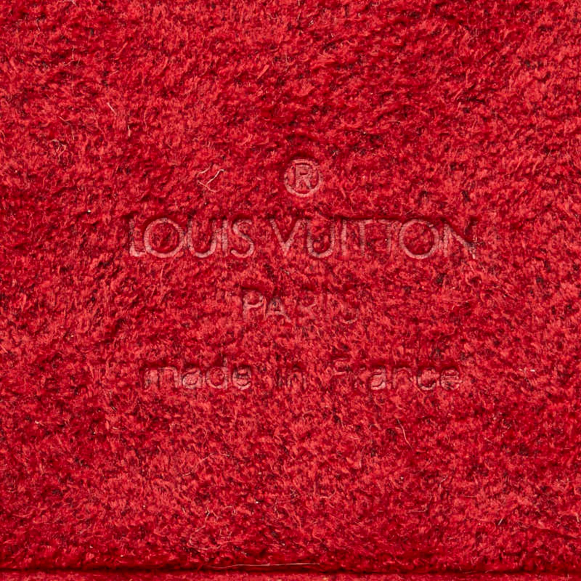 Louis Vuitton Epi Cannes Handbag Vanity Bag M48037 Castilian Red Leather Women's LOUIS VUITTON