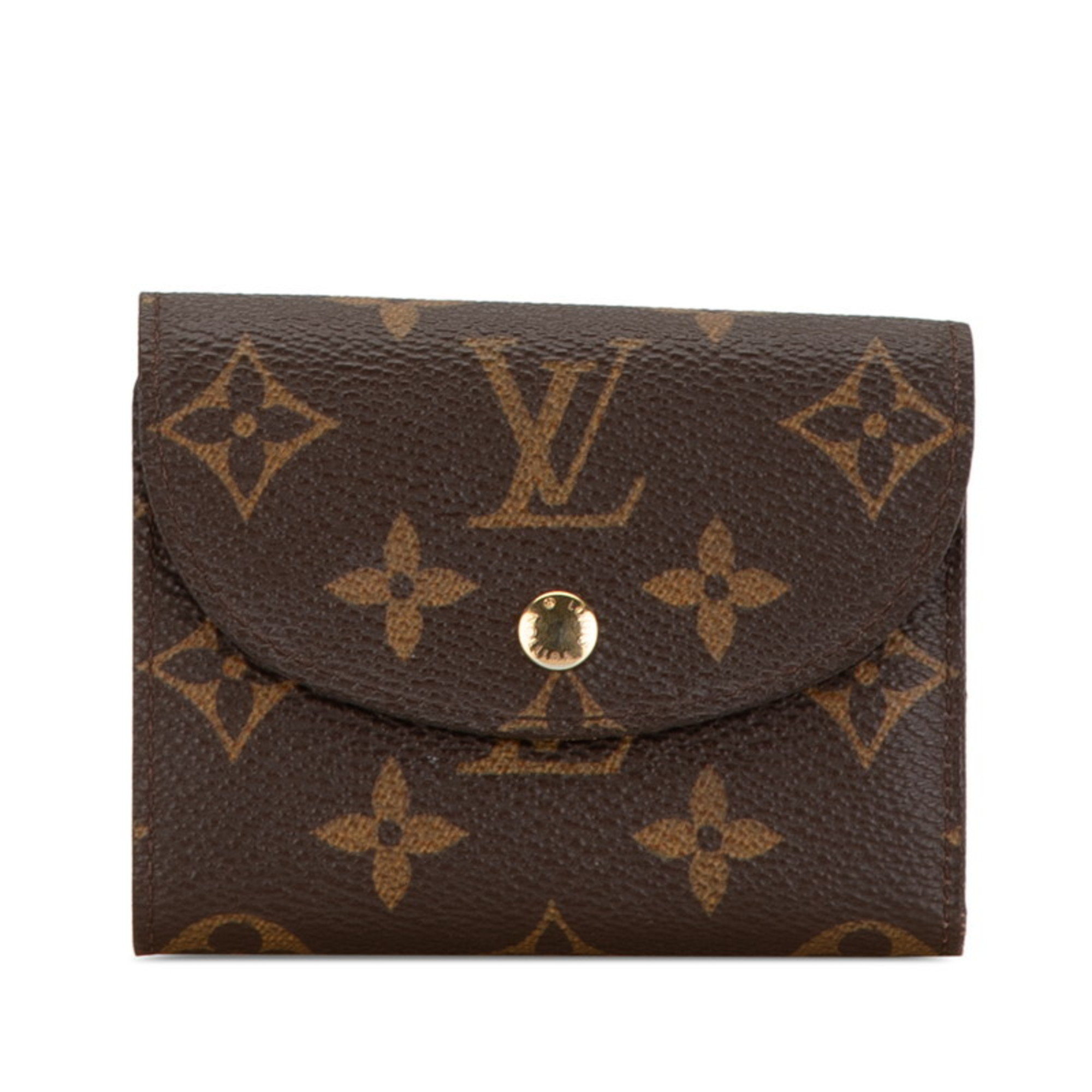 Louis Vuitton Monogram Portefeuille Helene Coin Case M60253 Brown PVC Women's LOUIS VUITTON