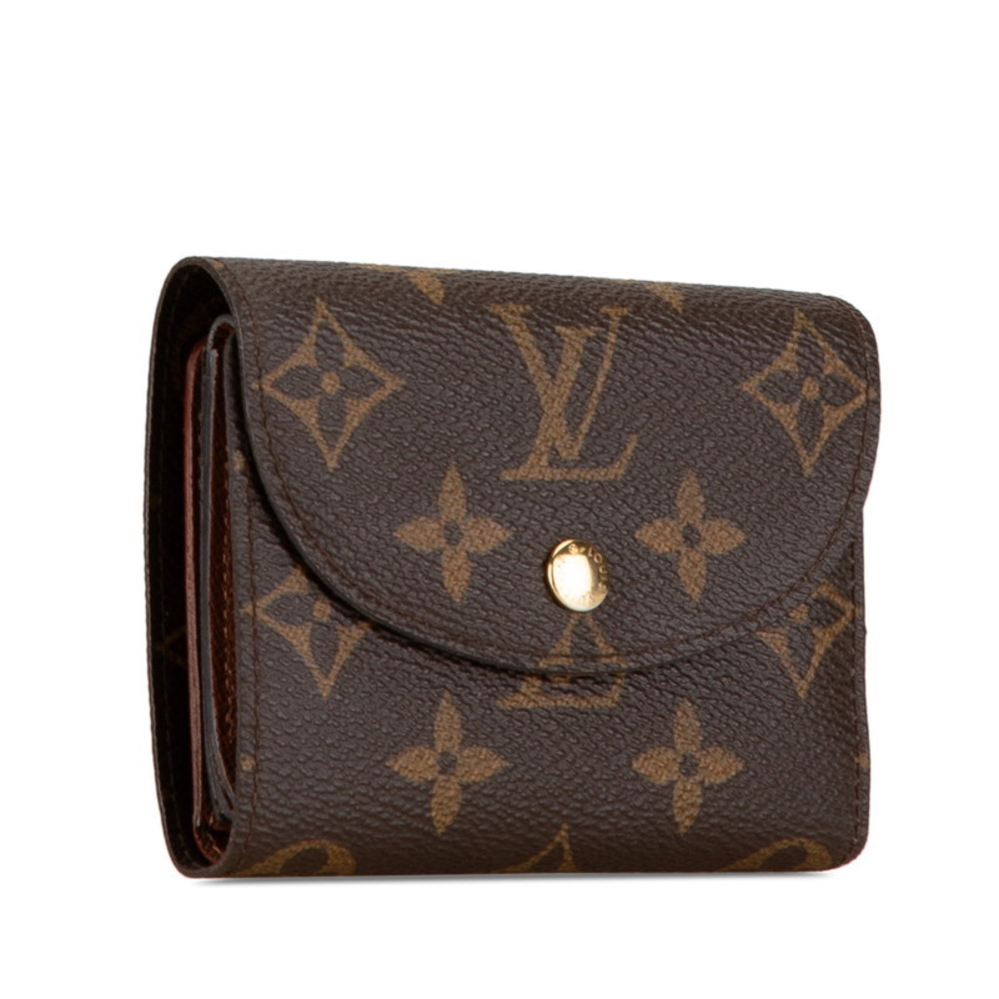 Louis Vuitton Monogram Portefeuille Helene Coin Case M60253 Brown PVC Women's LOUIS VUITTON