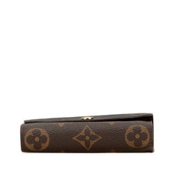 Louis Vuitton Monogram Portefeuille Helene Coin Case M60253 Brown PVC Women's LOUIS VUITTON