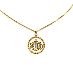 Christian Dior Dior round necklace gold plated for women