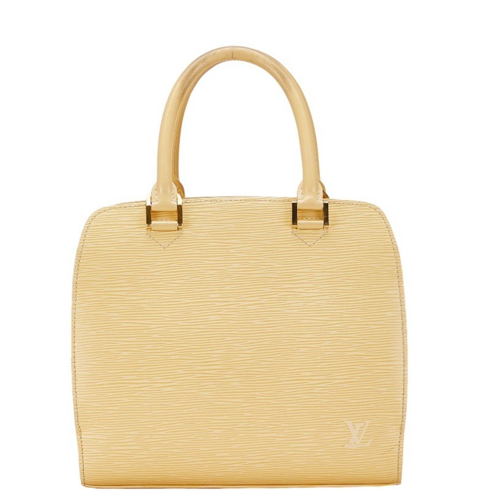 Louis Vuitton Epi Pont Neuf Handbag M5205A Vanilla Yellow Leather Women's LOUIS VUITTON