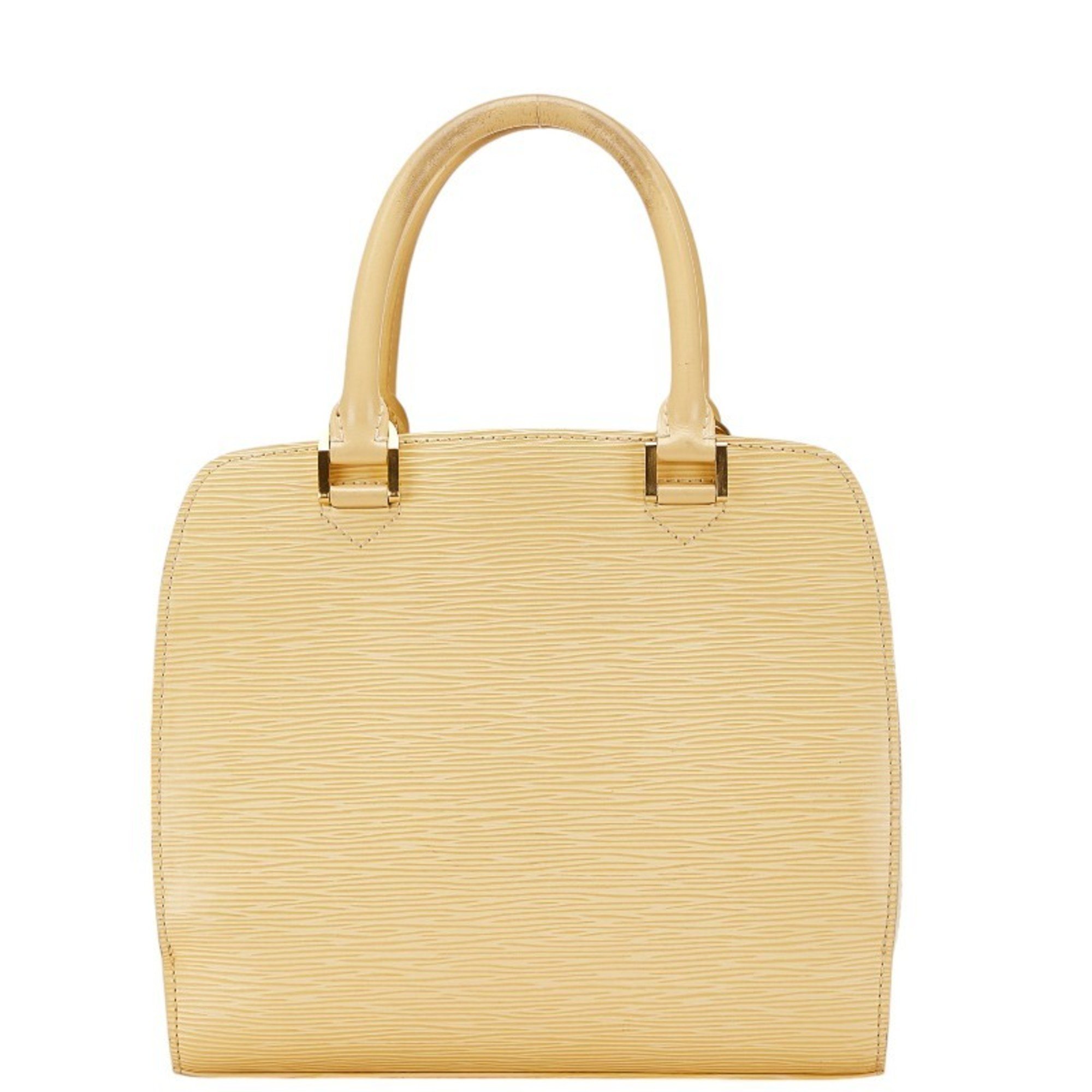 Louis Vuitton Epi Pont Neuf Handbag M5205A Vanilla Yellow Leather Women's LOUIS VUITTON