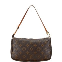 Louis Vuitton Monogram Pochette Accessory Pouch Handbag M51980 Brown PVC Leather Women's LOUIS VUITTON