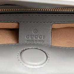 Gucci Bamboo Handbag Shoulder Bag 459076 Grey Leather Women's GUCCI