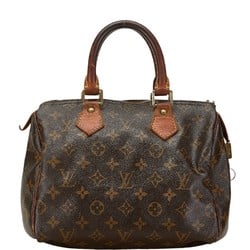 Louis Vuitton Monogram Speedy 25 Handbag Boston Bag M41528 Brown PVC Leather Women's LOUIS VUITTON