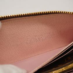 Louis Vuitton Long Wallet Monogram Portefeuille Clemence M61298 Rose Ballerine Ladies