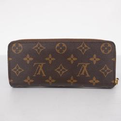 Louis Vuitton Long Wallet Monogram Portefeuille Clemence M61298 Rose Ballerine Ladies