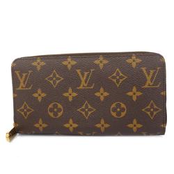 Louis Vuitton Long Wallet Monogram Zippy M60017 Brown Men's Women's