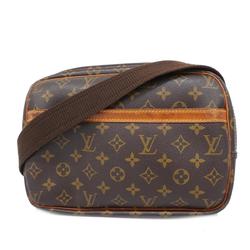 Louis Vuitton Shoulder Bag Monogram Reporter PM M45254 Brown Ladies