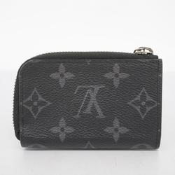 Louis Vuitton Wallet/Coin Case Monogram Eclipse Portemonnay Jour M63536 Black Men's