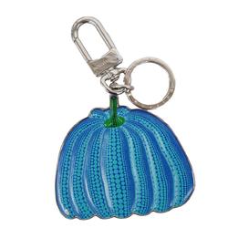 Louis Vuitton Keychain LV×YK Portocle Pumpkin M01101 Blue Silver Ladies