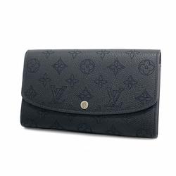 Louis Vuitton Long Wallet Mahina Portefeuille Iris M60143 Noir Ladies