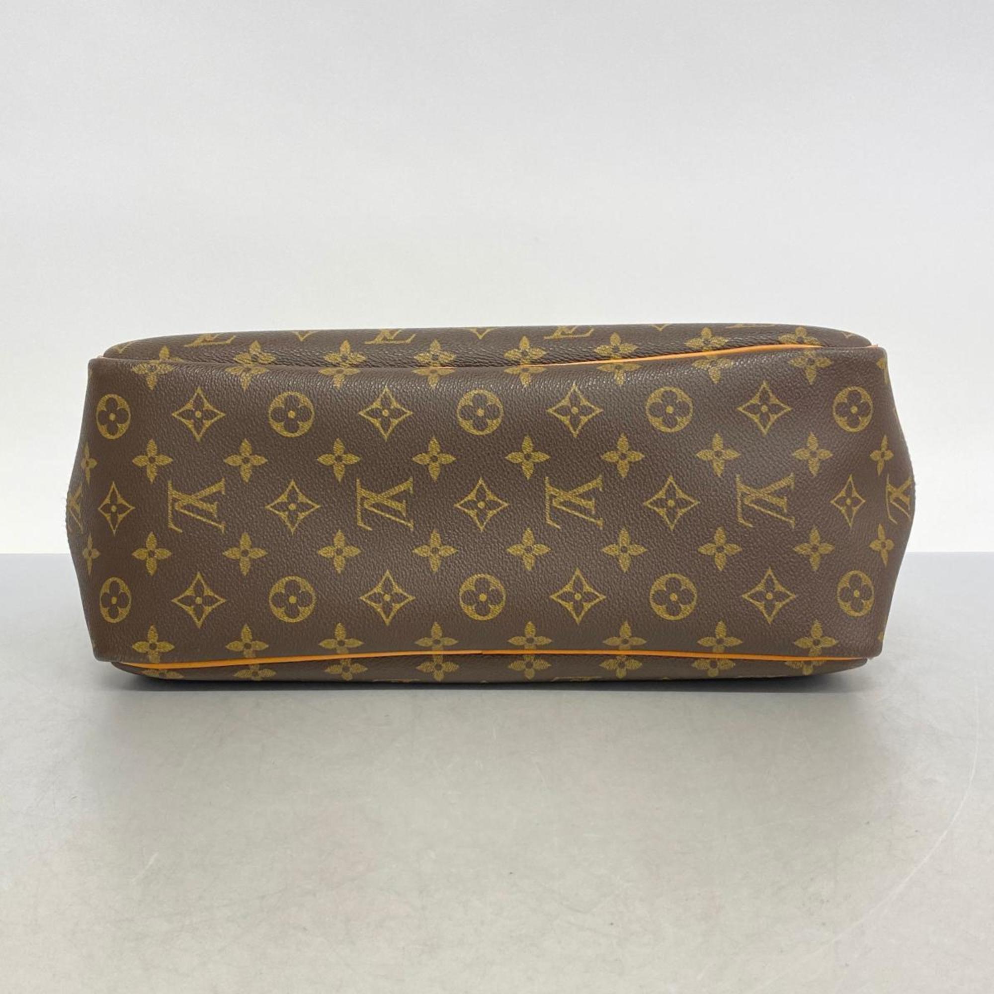 Louis Vuitton Handbag Monogram Deauville M47270 Brown Ladies