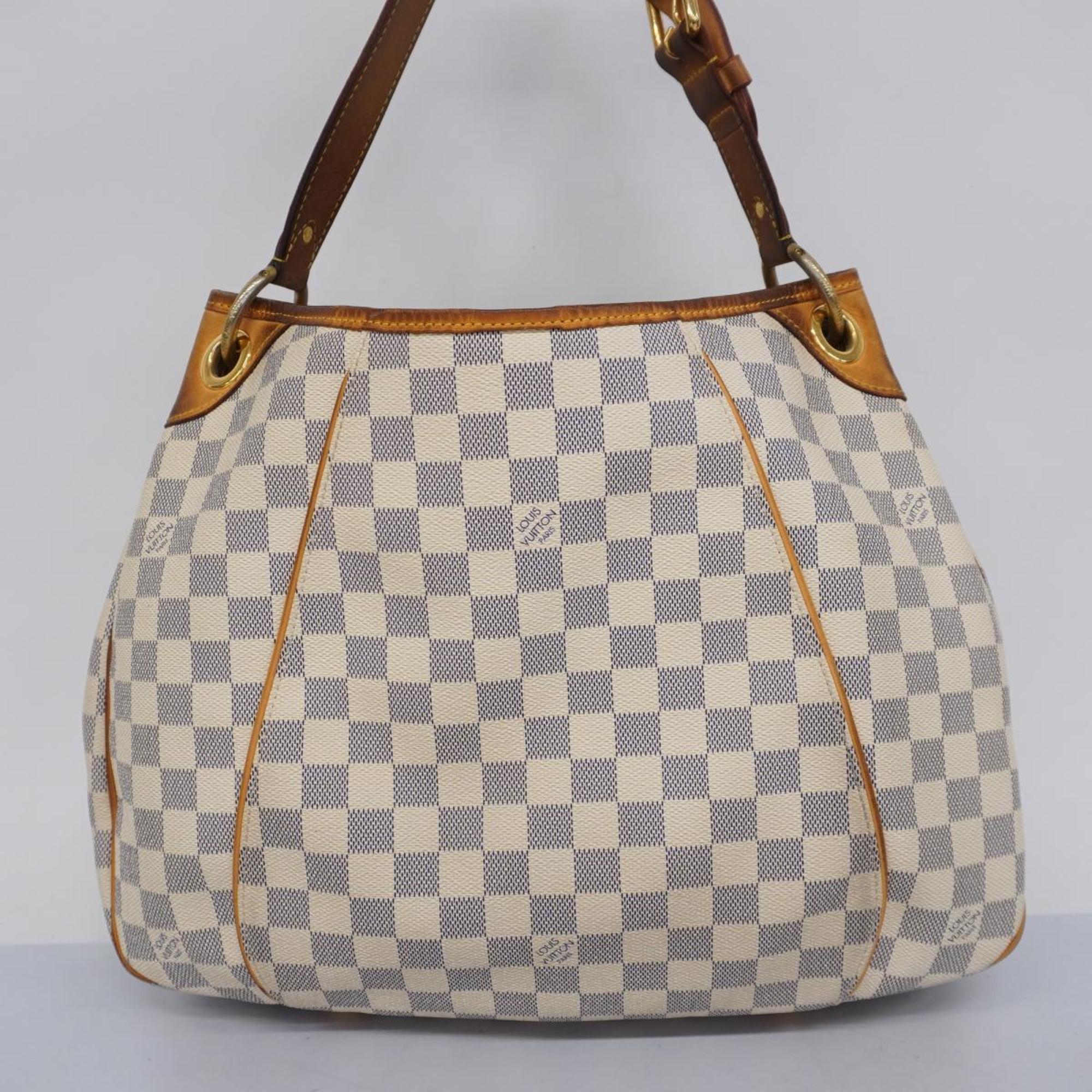 Louis Vuitton Shoulder Bag Damier Azur Galliera PM N55215 White Women's