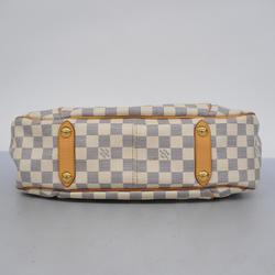 Louis Vuitton Shoulder Bag Damier Azur Galliera PM N55215 White Women's