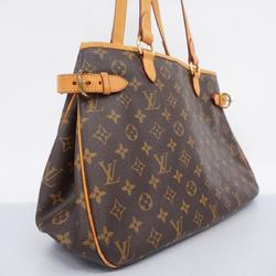 Louis Vuitton Tote Bag Monogram Batignolles Horizontal M51154 Brown Women's