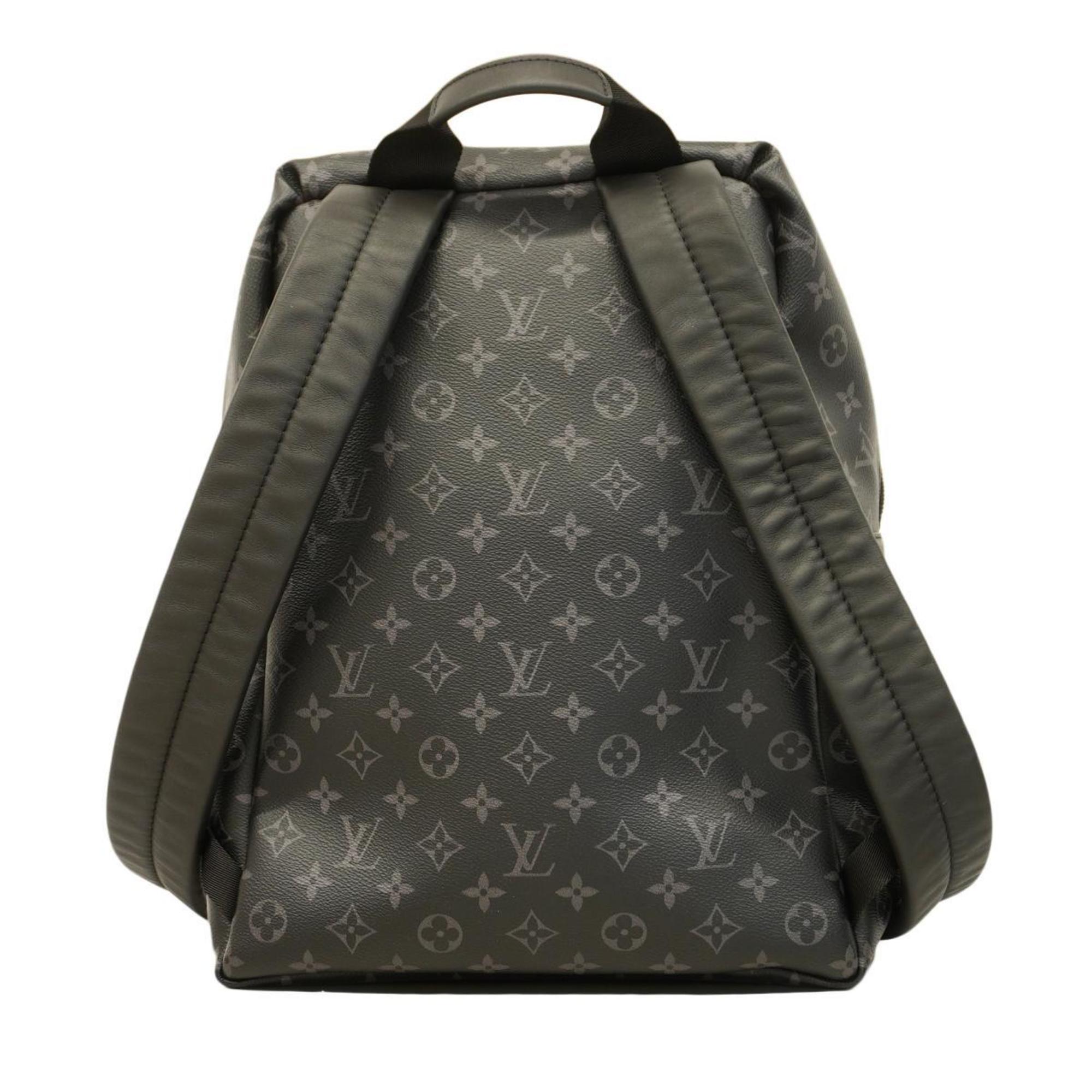 Louis Vuitton Backpack Monogram Eclipse Apollo M43186 Black Men's