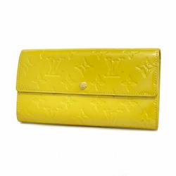 Louis Vuitton Long Wallet Vernis Portefeuille Sarah M91523 Vert Ampletion Ladies