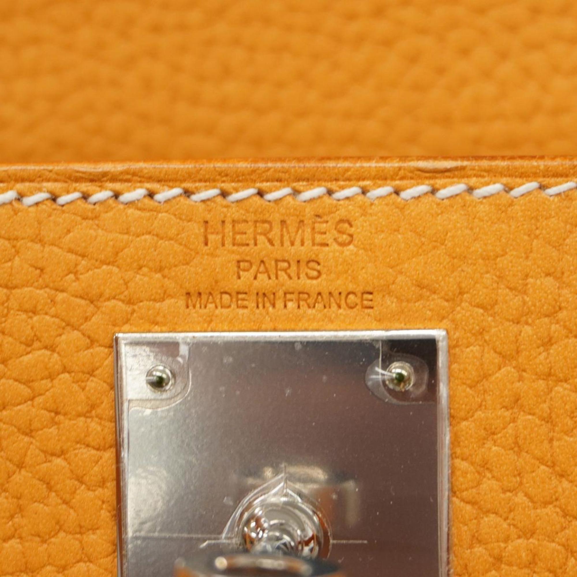 Hermes handbag Kelly 28 D stamp Vache Liegée Natural Sable Ladies