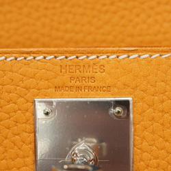 Hermes handbag Kelly 28 D stamp Vache Liegée Natural Sable Ladies