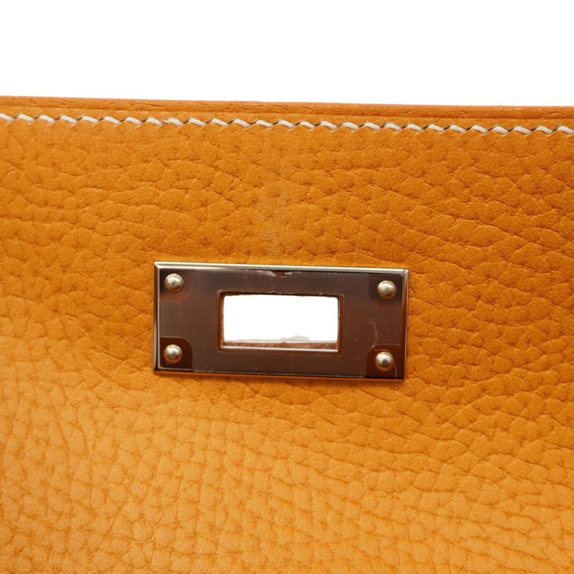 Hermes handbag Kelly 28 D stamp Vache Liegée Natural Sable Ladies