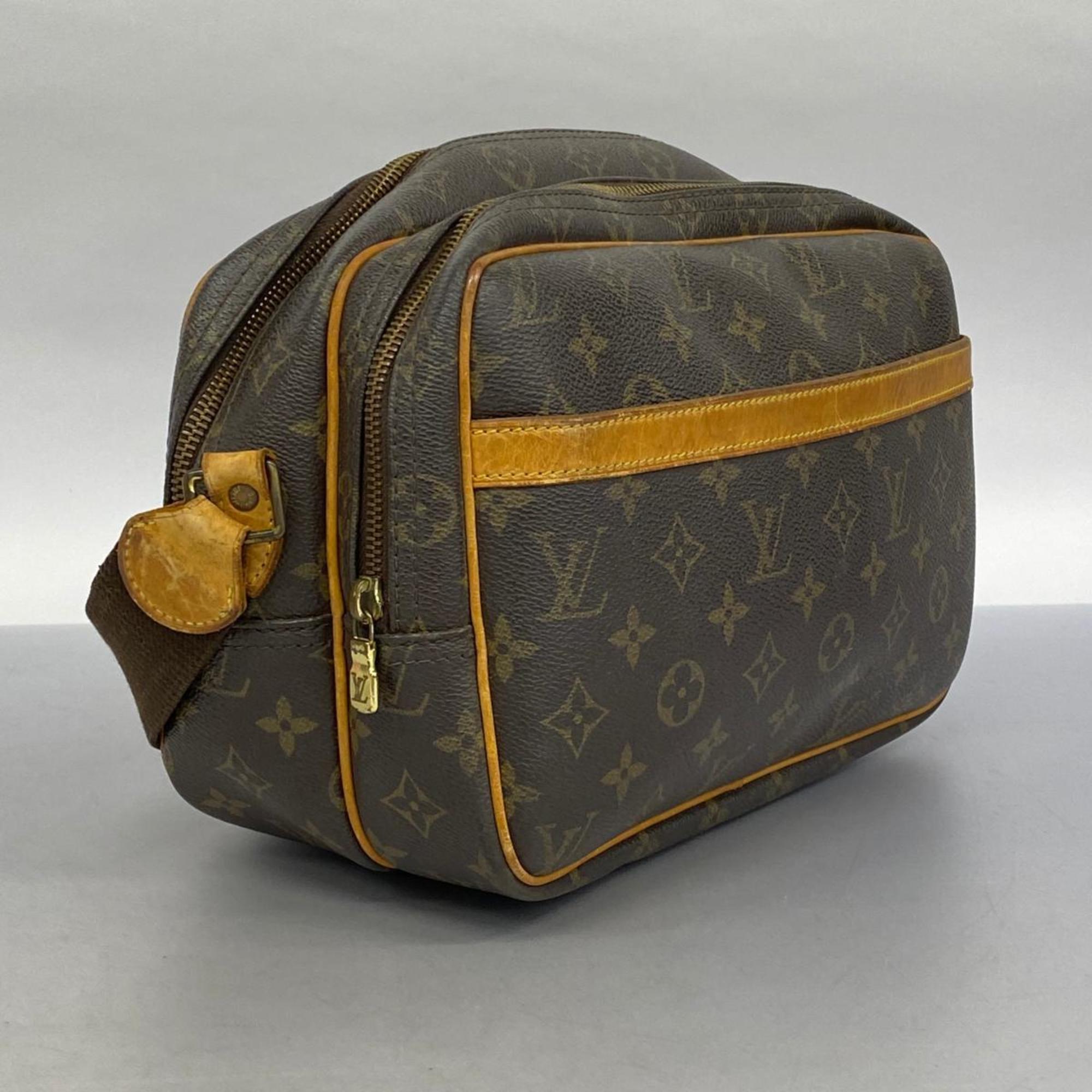 Louis Vuitton Shoulder Bag Monogram Reporter PM M45254 Brown Ladies