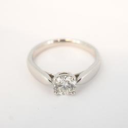 Tiffany Ring Harmony 1PD Diamond Pt950 Platinum 0.44ct Ladies