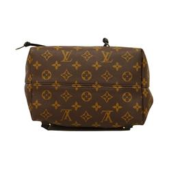 Louis Vuitton Backpack Monogram Montsouris NM PM M45515 Brown Black Women's