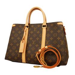 Louis Vuitton Handbag Monogram Soufflot MM M44816 Brown Ladies