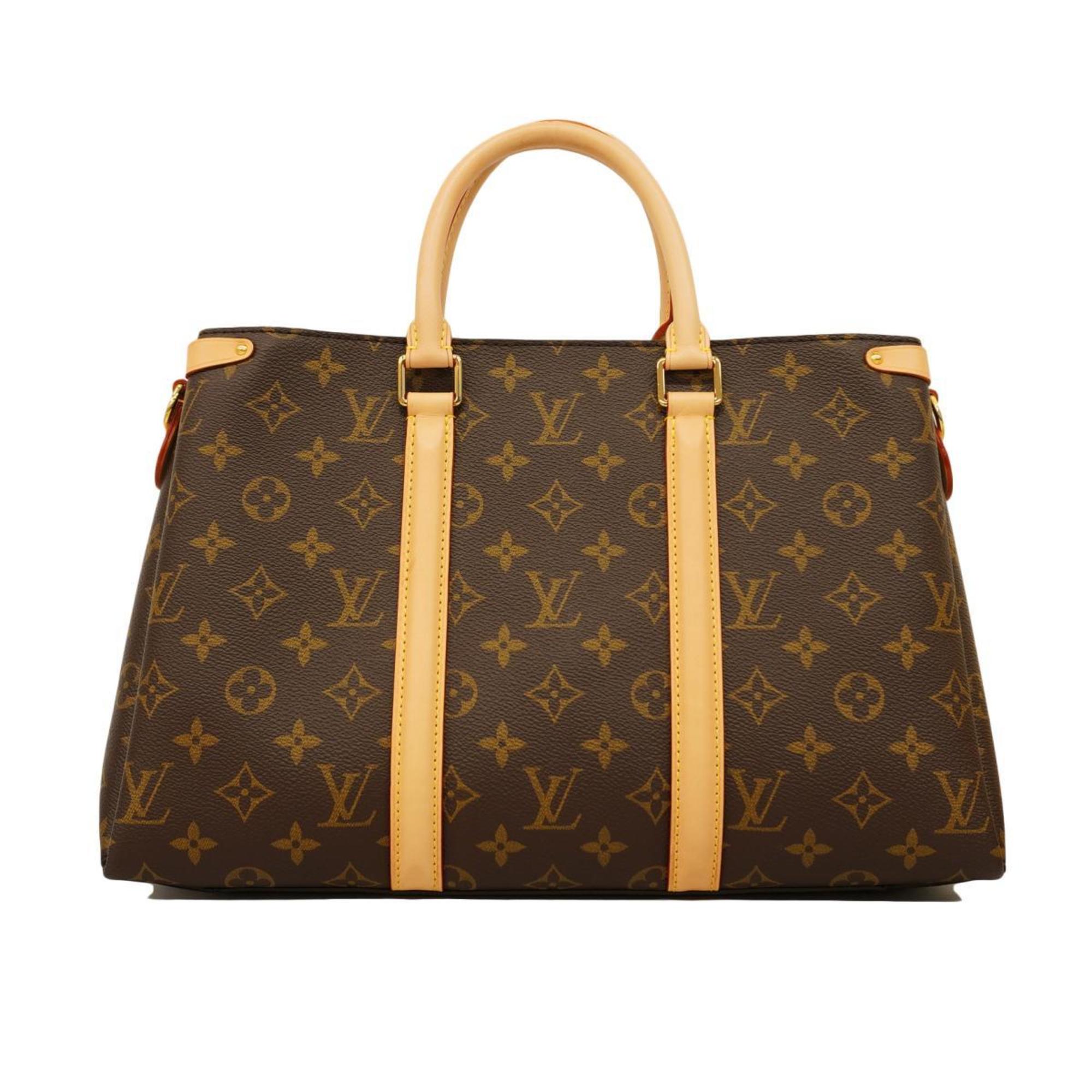 Louis Vuitton Handbag Monogram Soufflot MM M44816 Brown Ladies