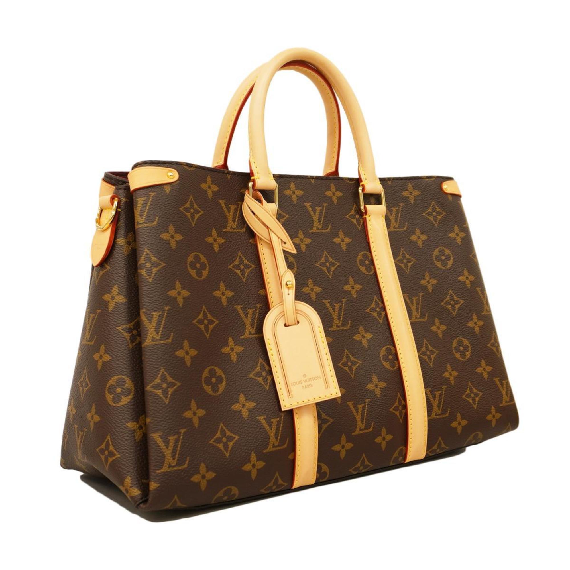 Louis Vuitton Handbag Monogram Soufflot MM M44816 Brown Ladies