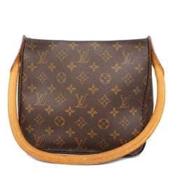 Louis Vuitton Shoulder Bag Monogram Looping MM M51146 Brown Women's