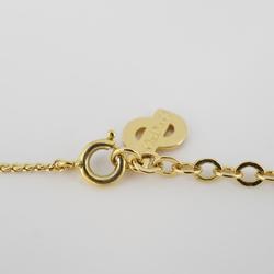 Christian Dior Necklace CD GP Plated Gold Women's