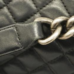 Chanel Shoulder Bag Boy Chain Lambskin Black Women's